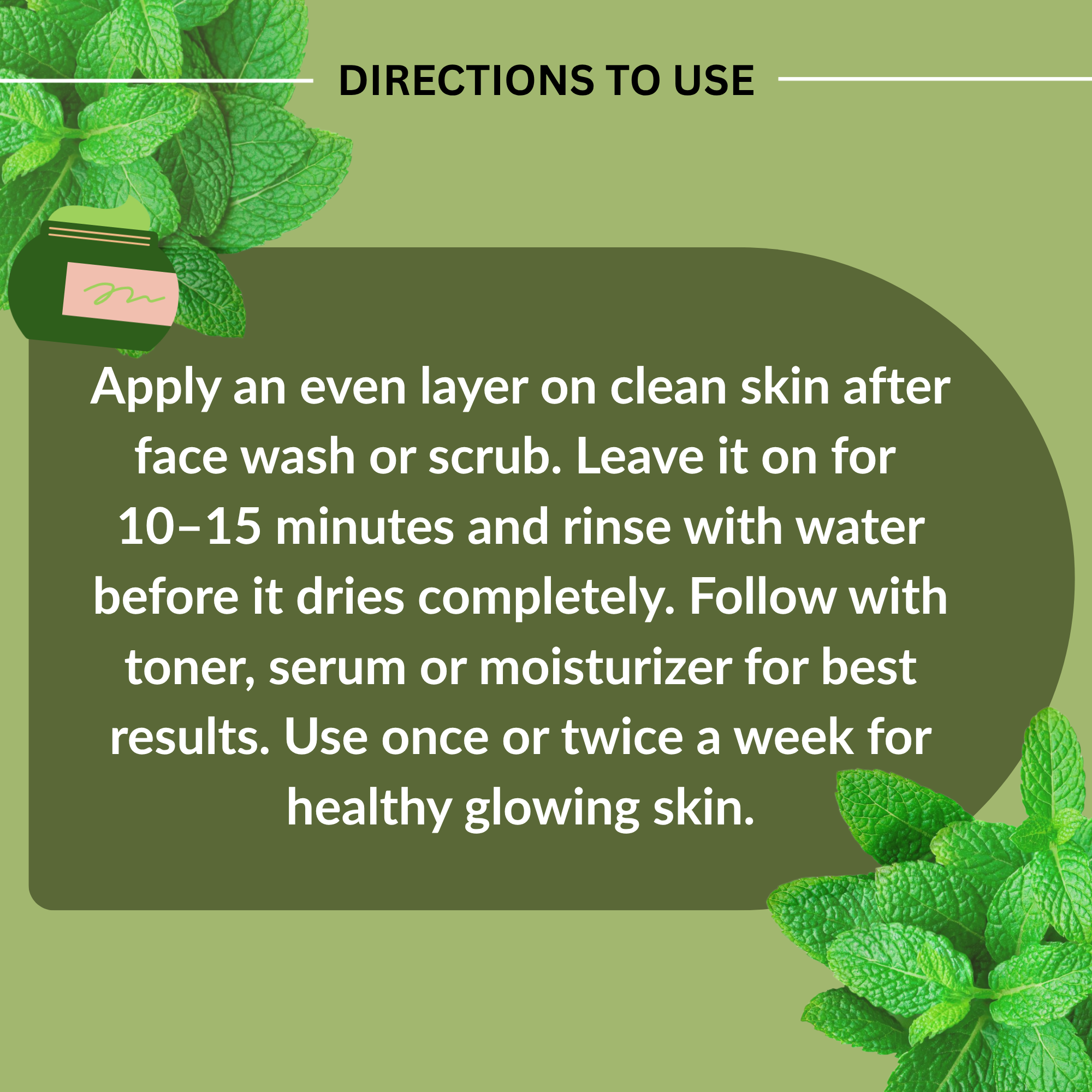 French Green Clay - Face Mask
