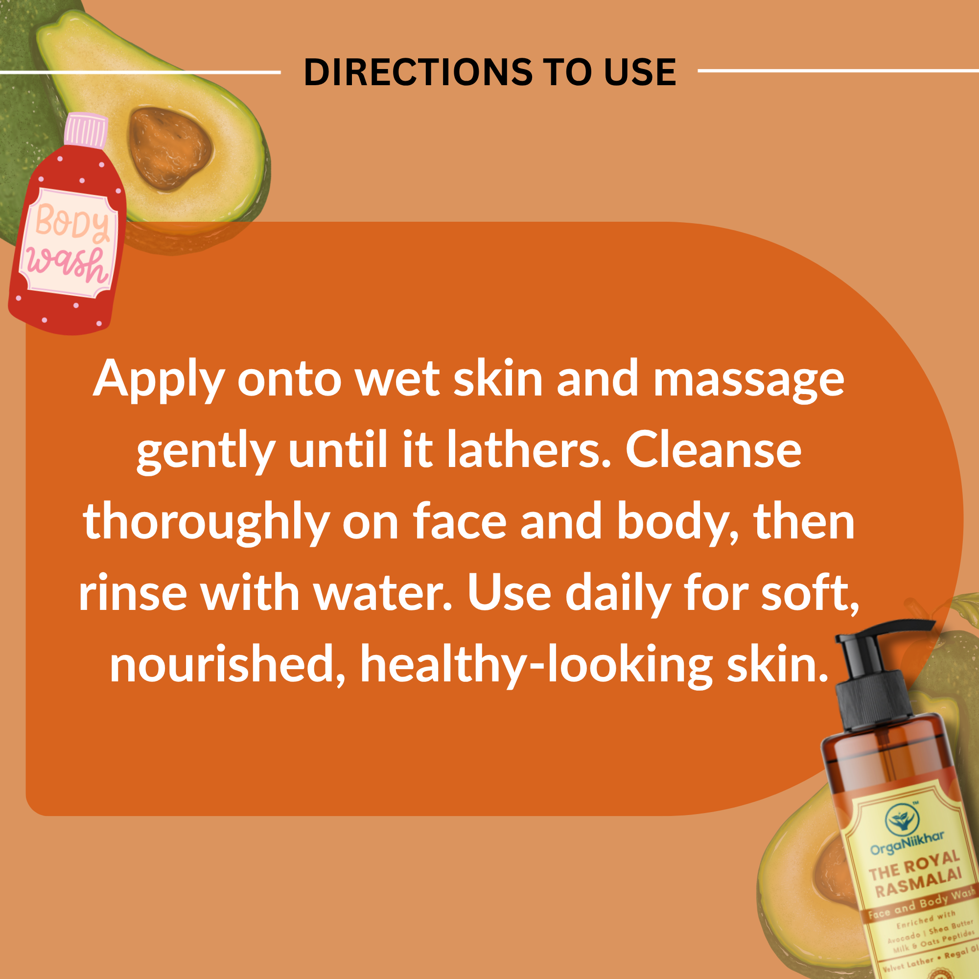 Mini The Royal Rasmalai - Face and Body Wash