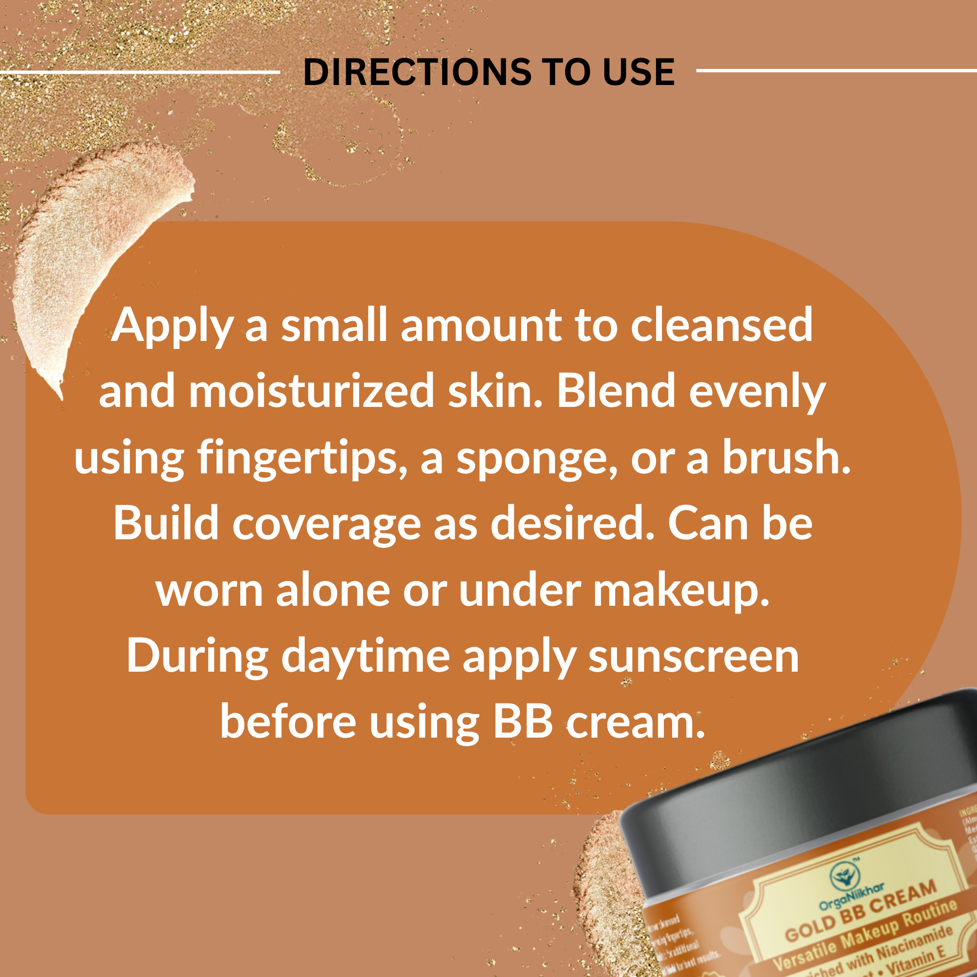 Gold BB Cream - Versatile Makeup Routine