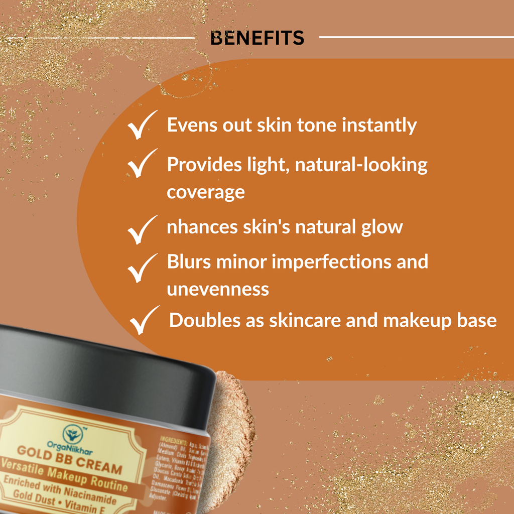 Gold BB Cream - Versatile Makeup Routine