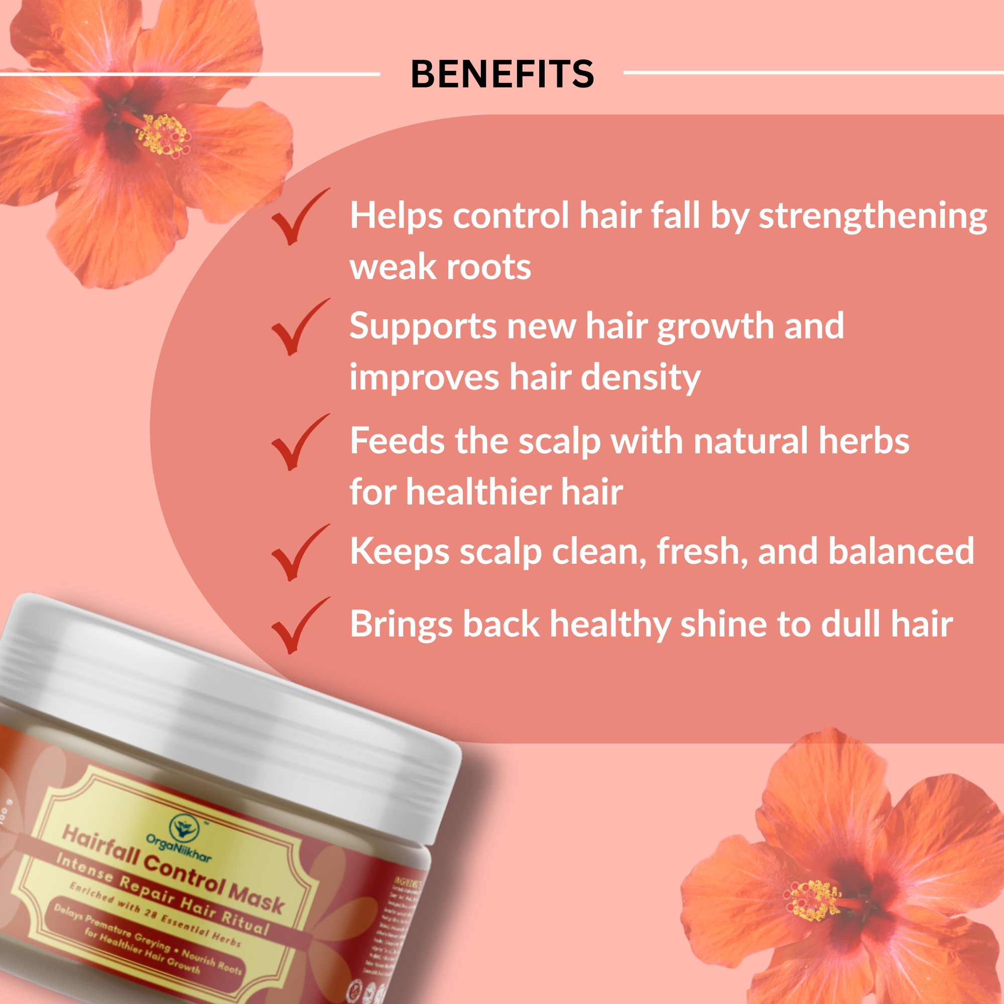 Hair Fall Control Mask - Intense Repair Hair Ritual