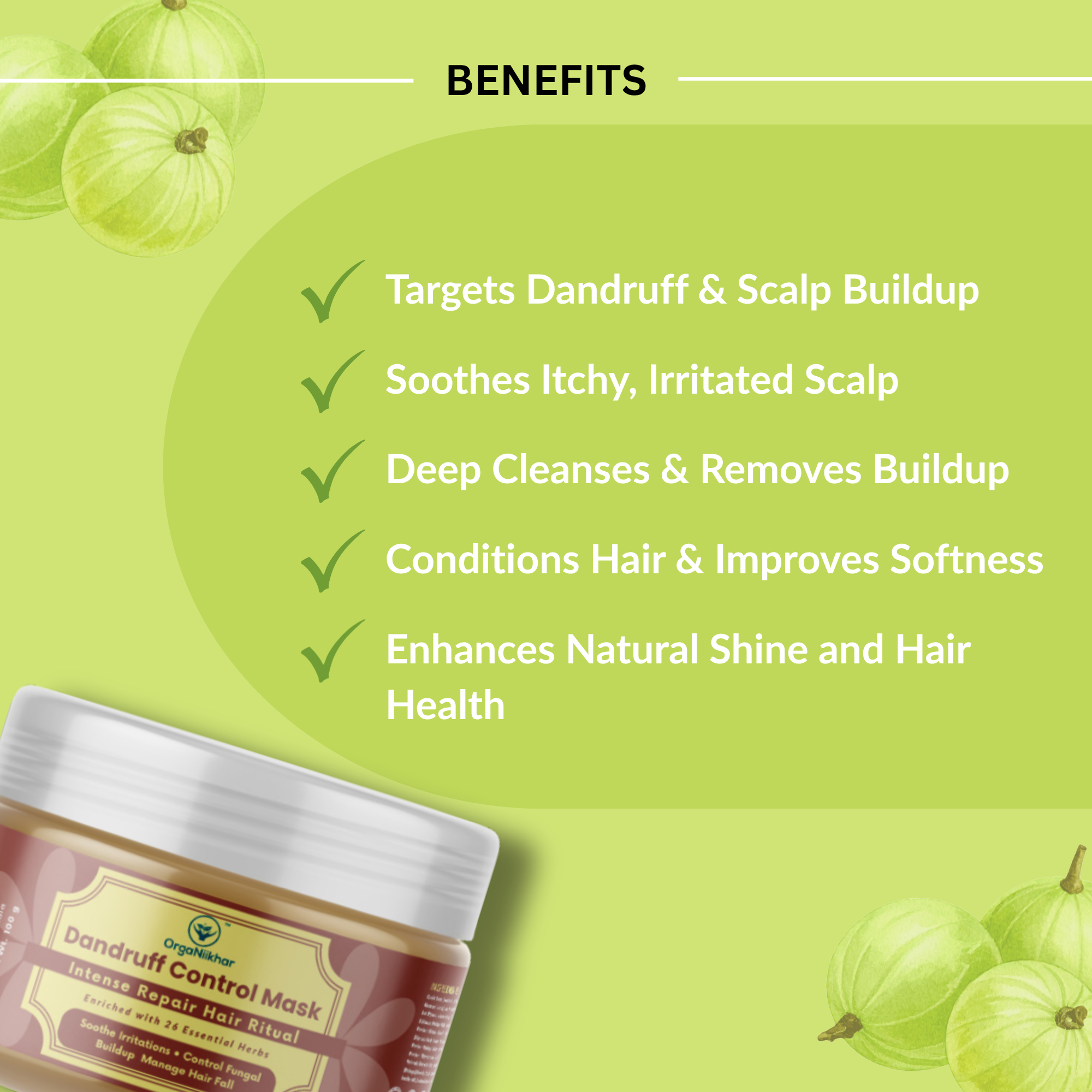 Dandruff Control Hair Mask- Intense Repair Hair Ritual