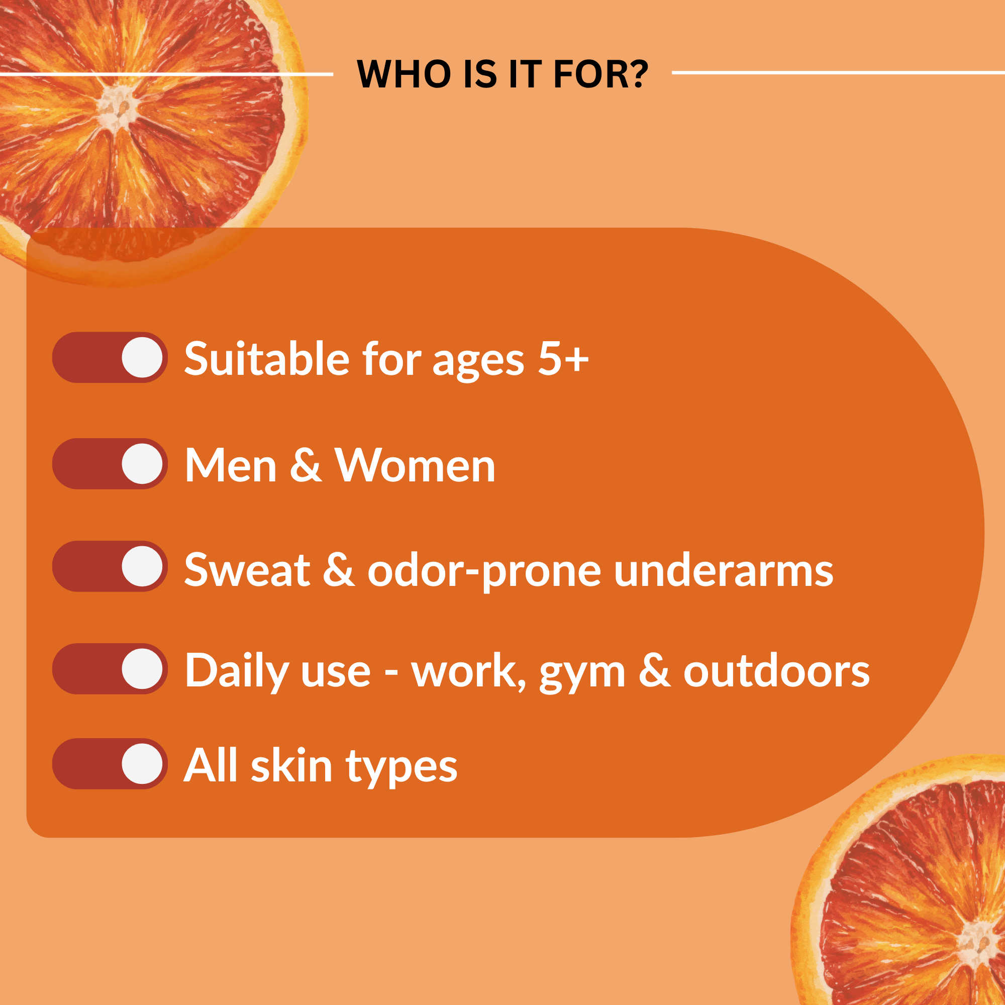 Citrus Crush - Deodorant Stick