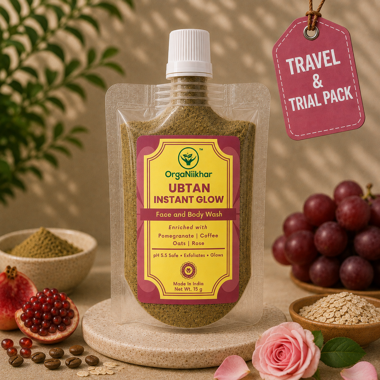 Ubtan - Instant Glow - Face and Body Wash