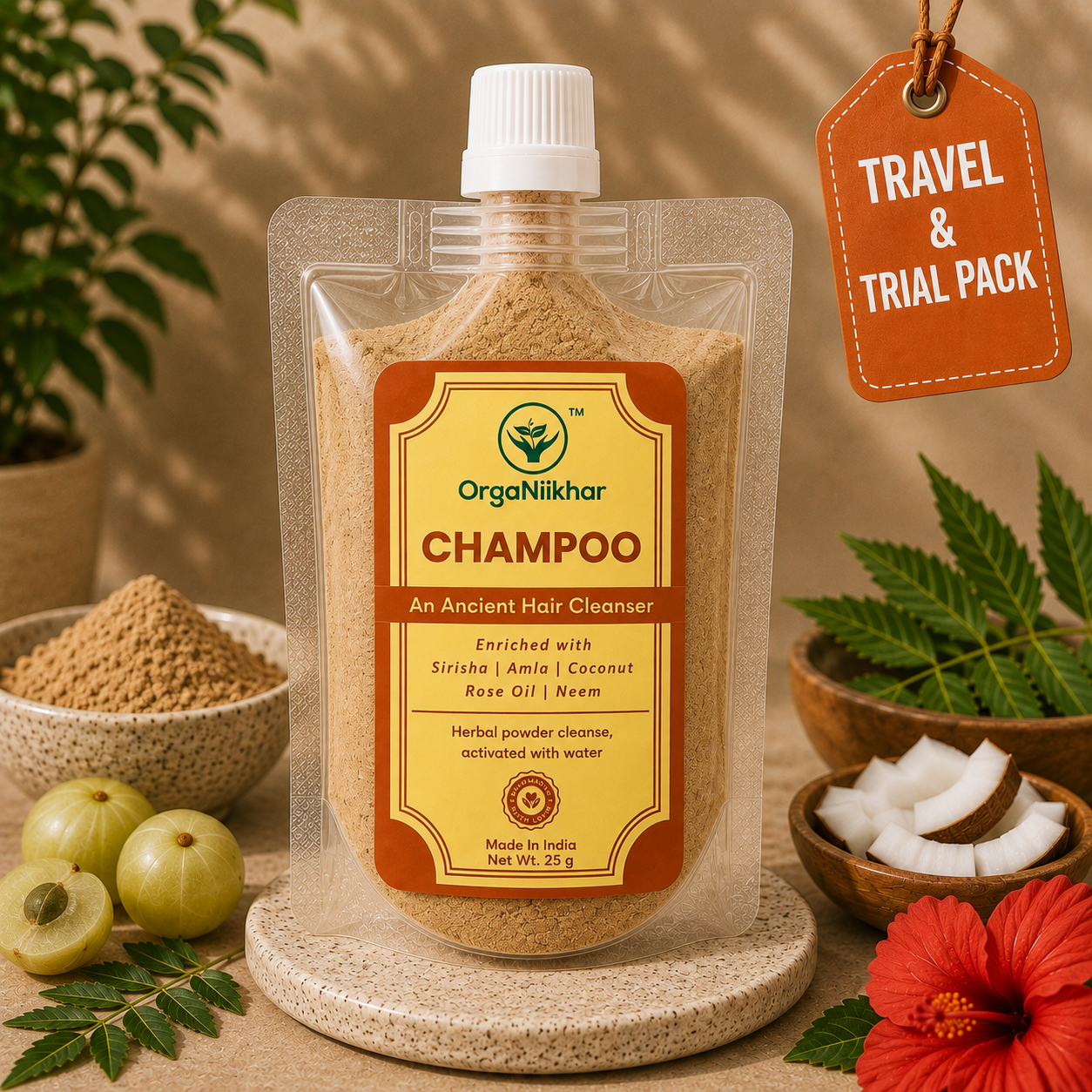 Mini Champoo - An Ancient Hair Cleanser