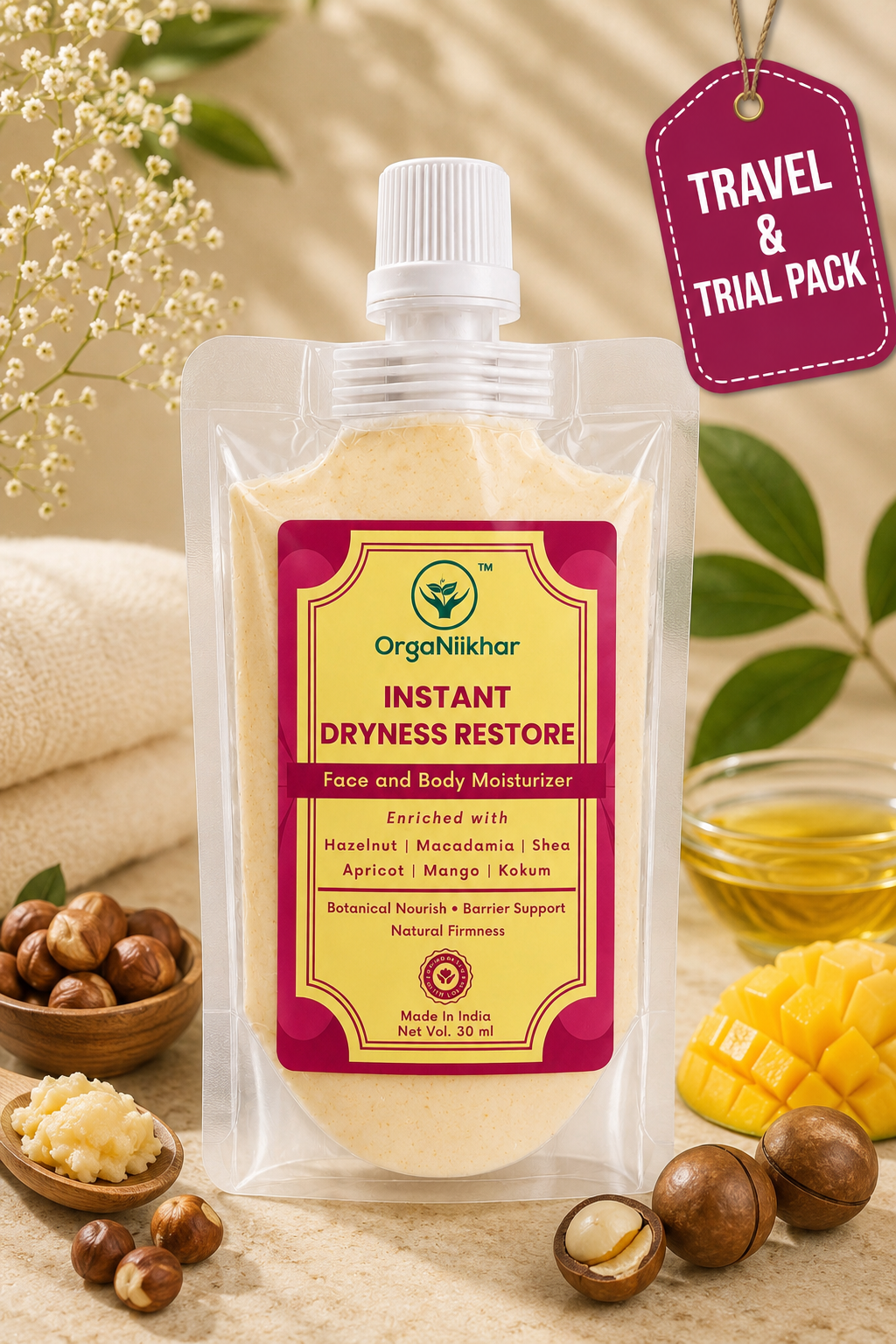 Mini Instant Dryness Restore - Face and Body Moisturizer