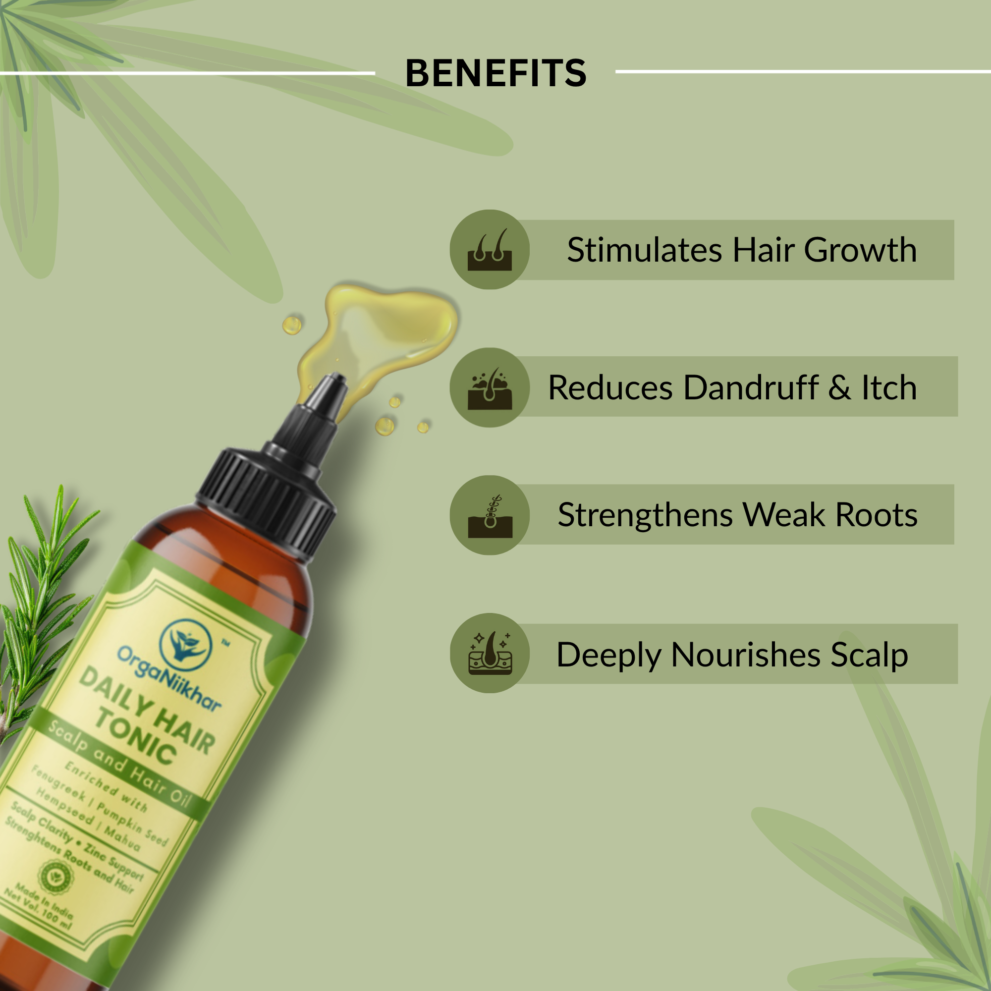 Daily Hair Tonic - Scalp and Hair Oil