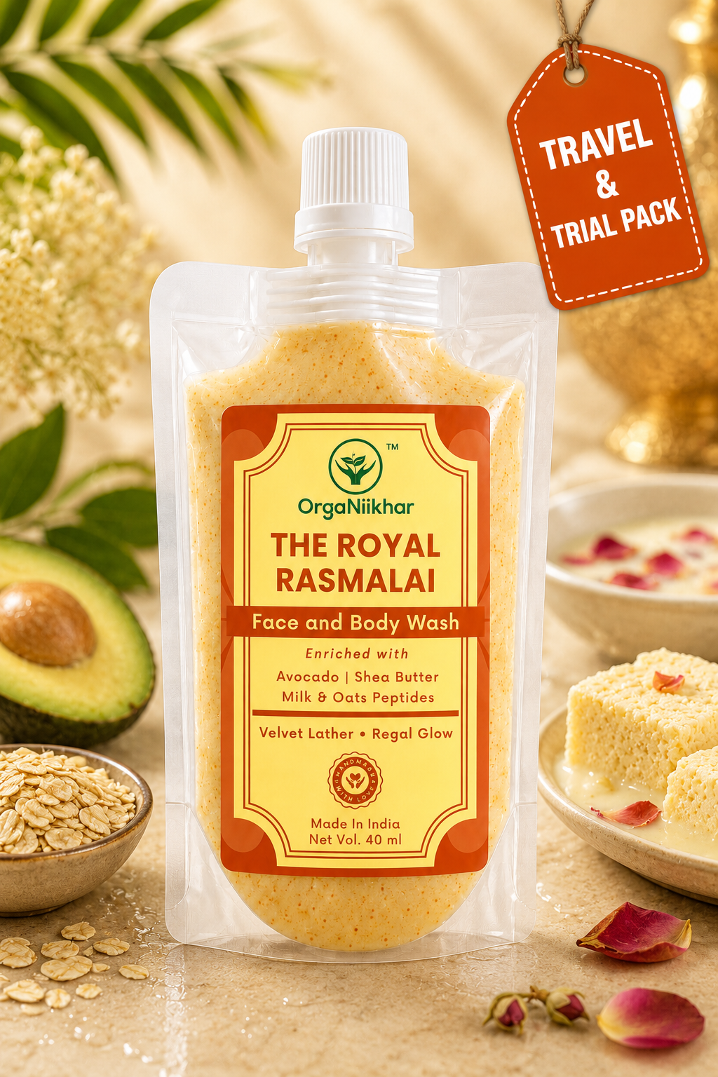 Mini The Royal Rasmalai - Face and Body Wash