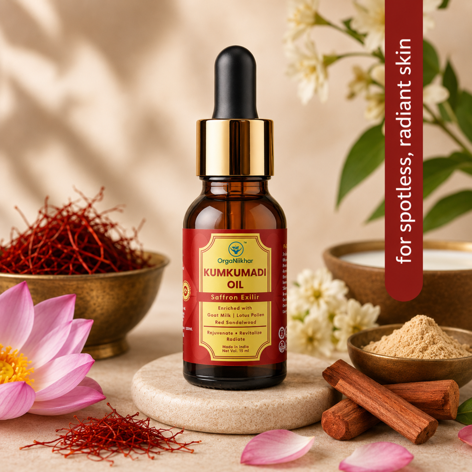 Kumkumadi Oil - Saffron Elixir