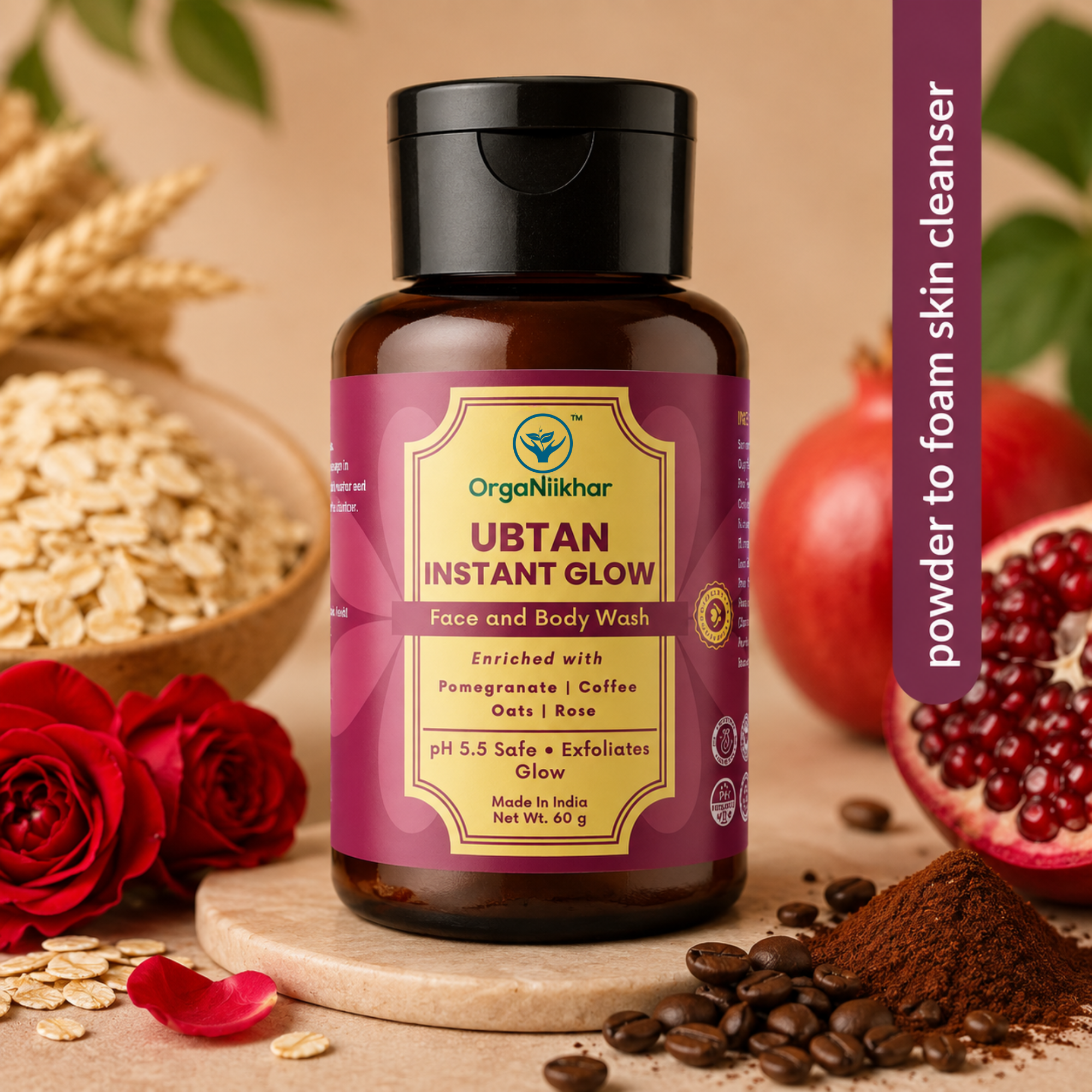 Ubtan - Instant Glow - Face and Body Wash