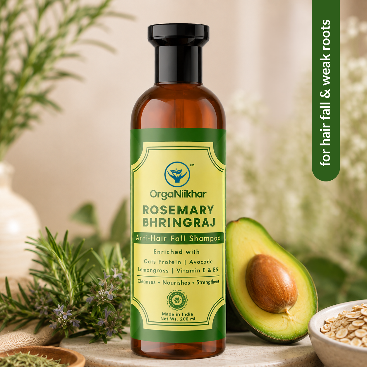 Rosemary Bhringraj Anti-Hair Fall Shampoo