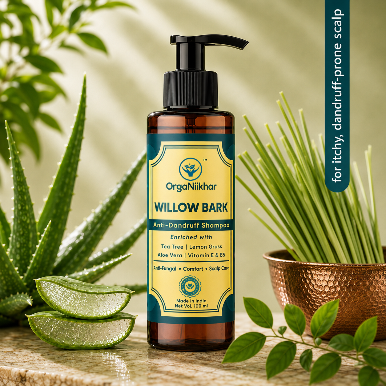 Willow Bark Anti-Dandruff Shampoo