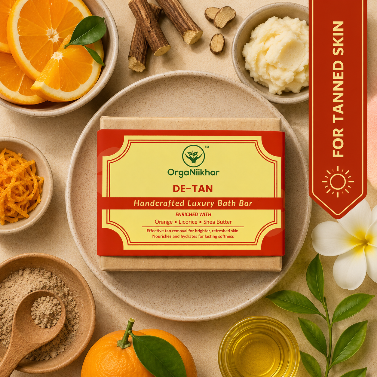 De-Tan - Handcrafted Luxury Bath Bar