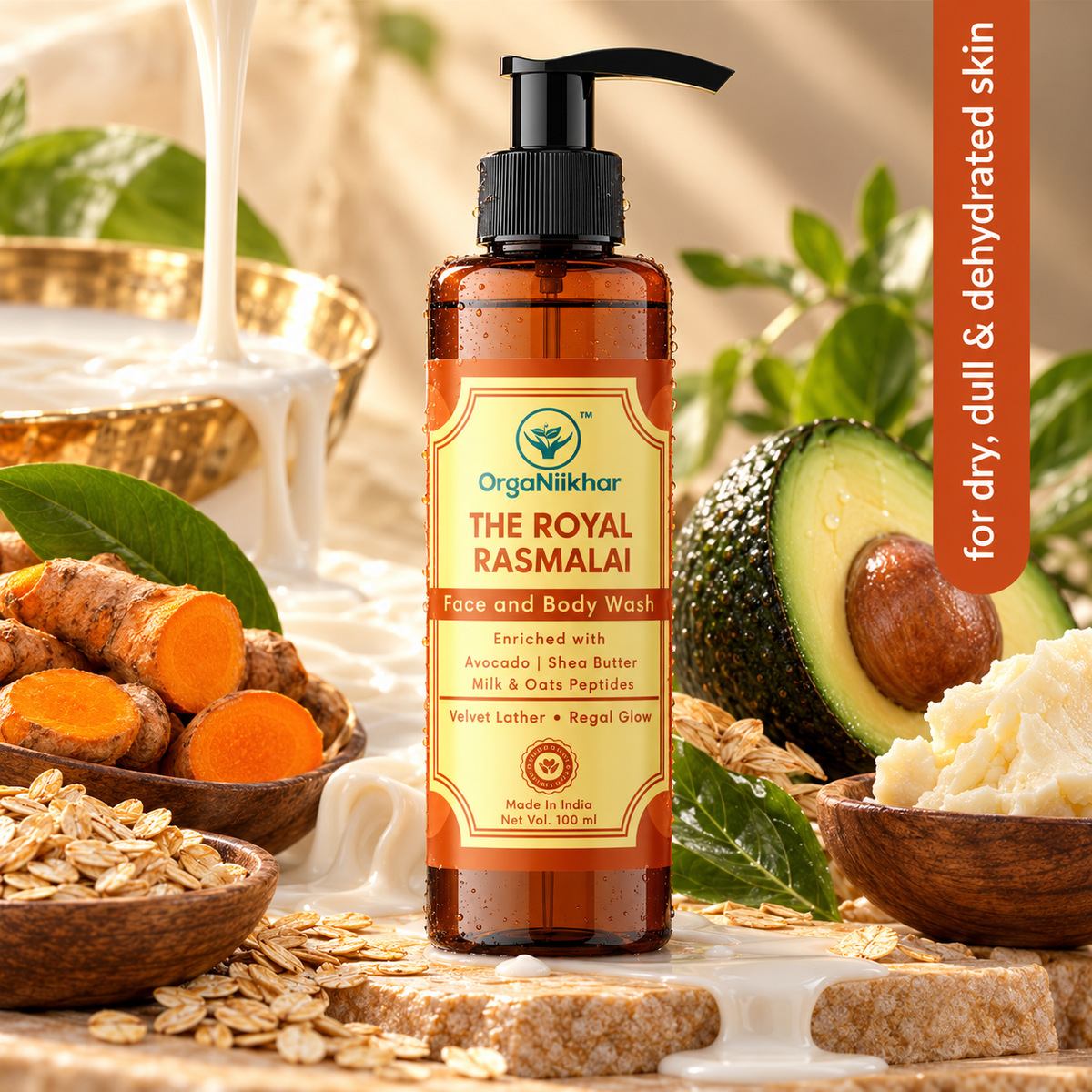 The Royal Rasmalai - Face and Body Wash