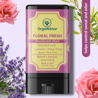Natural Deodorant stick-Floral Fresh - 15g